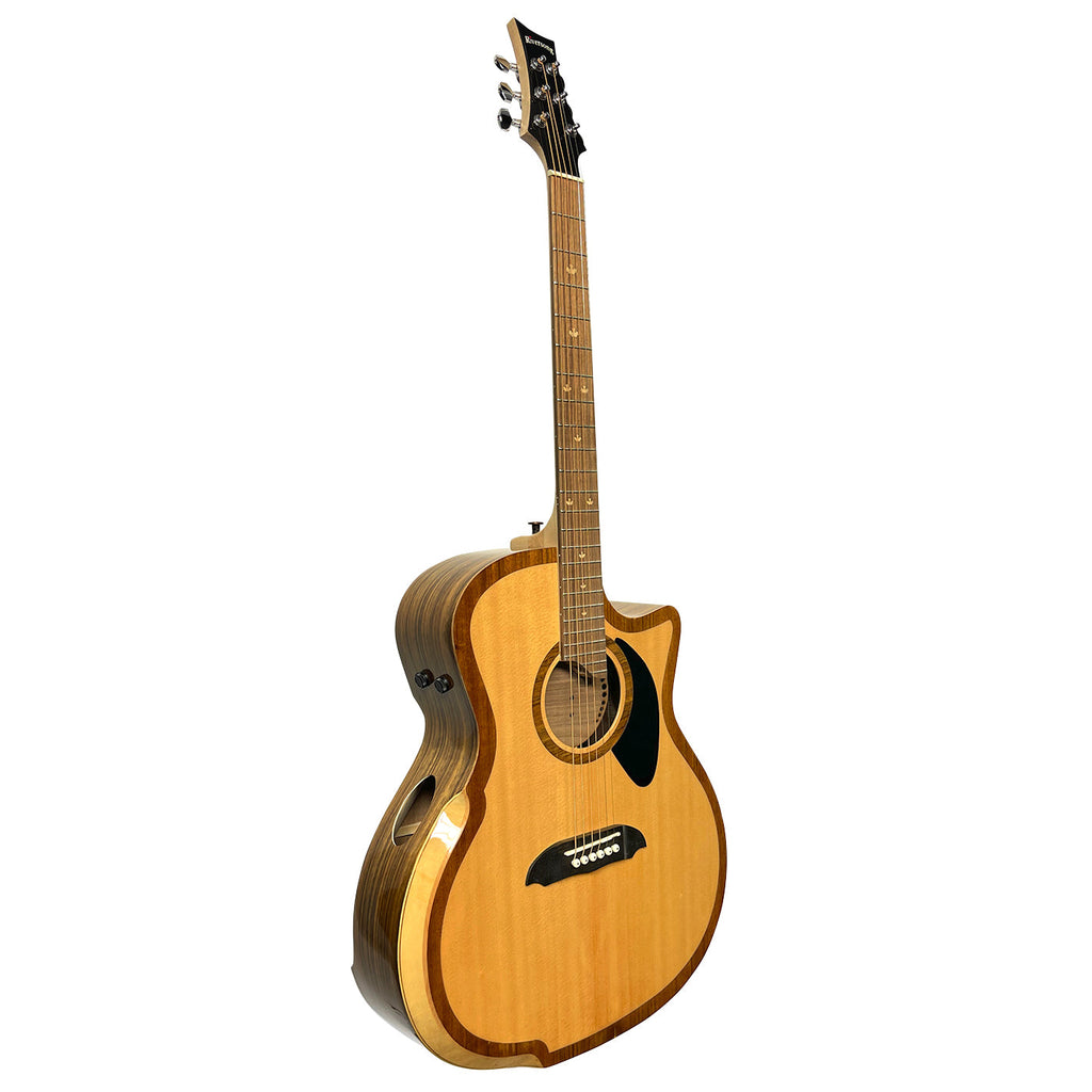 Riversong P2P-GA-LH (The River Pacific) left-handed acoustic guitar, front view